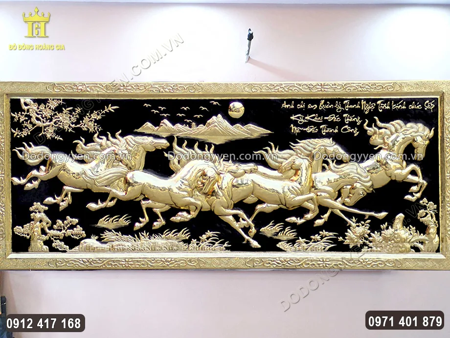 Khung tranh liền đồng v&ocirc; c&ugrave;ng chắc chắn